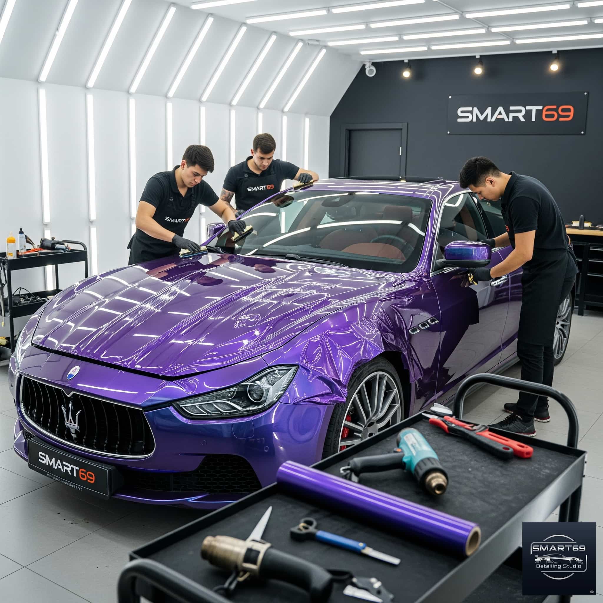 Оклейка авто пленкой и полировка в Твери | SMART69 &mdash; Цены от 15 000 ₽